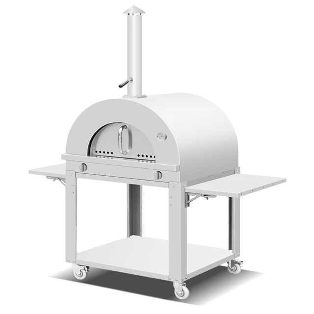 Professional Freestanding Wood Fire Propane Pizza Ovens Stainless Steel Gas NG Pizza Oven Outdoor For Garden