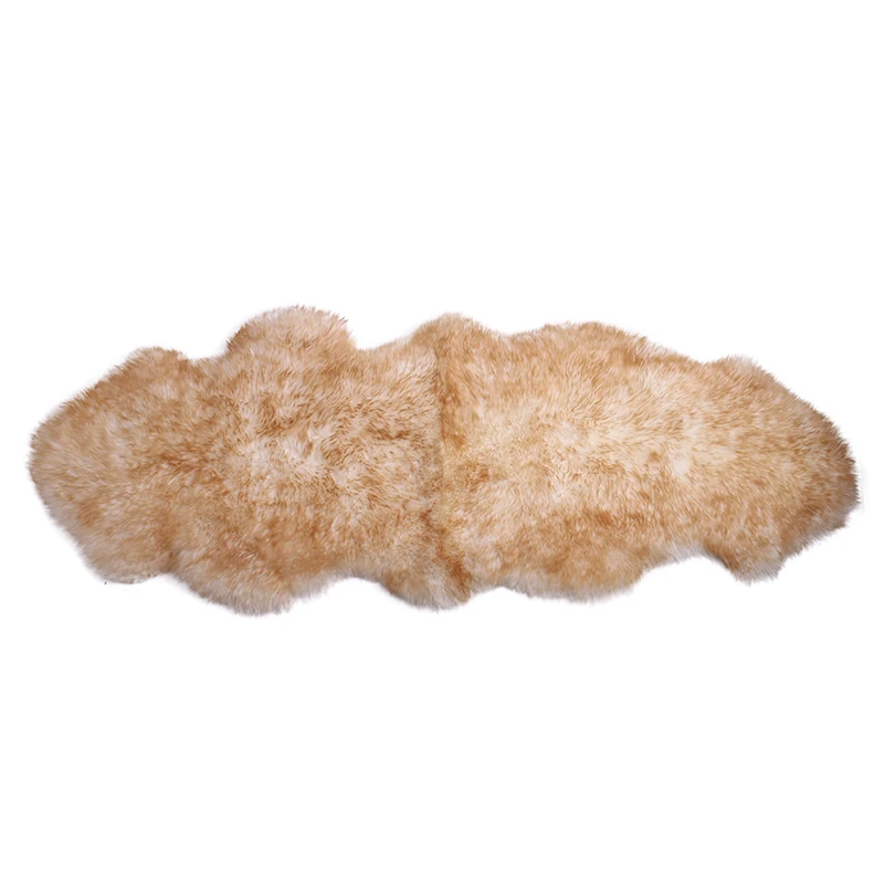 Wholesale rug sheepskin rug mongolian sheep fur genuine fur blanket