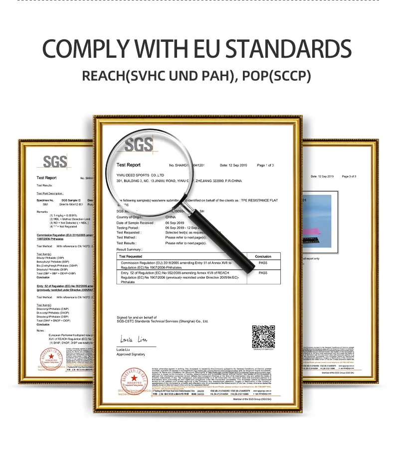 YIWU Tpe  Stretch Band Workout Resistance Exercise Fitness Rubber Bands Yoga Elastic Flat Resistance Bands