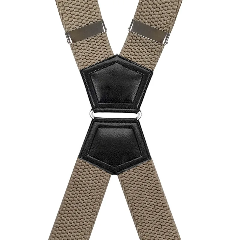 Wholesale Customizable 4-Clip Sling Corn Pattern Iron Ring 3.8CM X PU Leather Polyester Metal Can Be Printed Custom Size