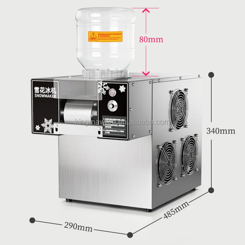 China Factory Sale Milk Snow Shaved Machine Ice Snowflake Shaver Maker Making