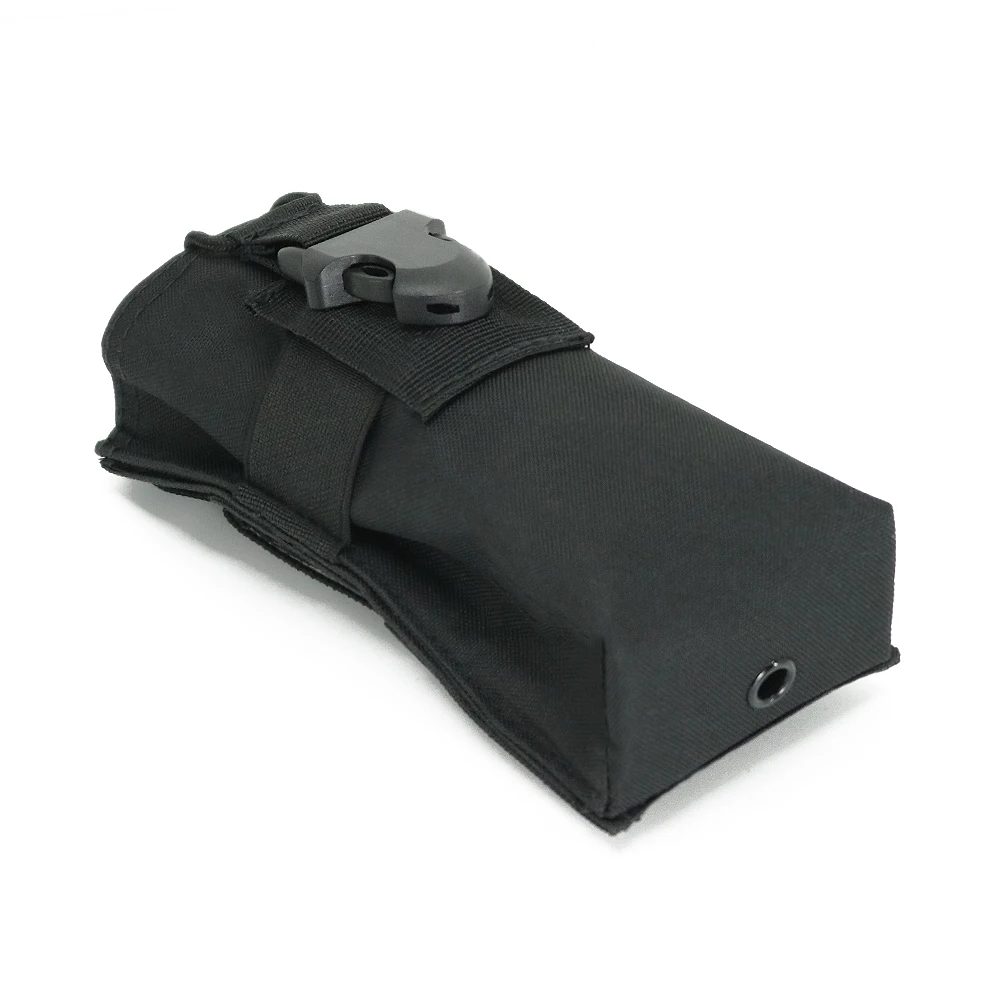 Tactical Molle Radio Holder Walkie Talkie Pouch Waist Bag Two Ways Nylon Radio Pouch Mag Pocket