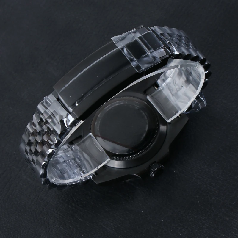MINUTETIME Sub Case Hollow Out NH35 Watch Luxury Sapphire Crystal Luminous Dial Hand Automatic Movement Waterproof Wristwatch
