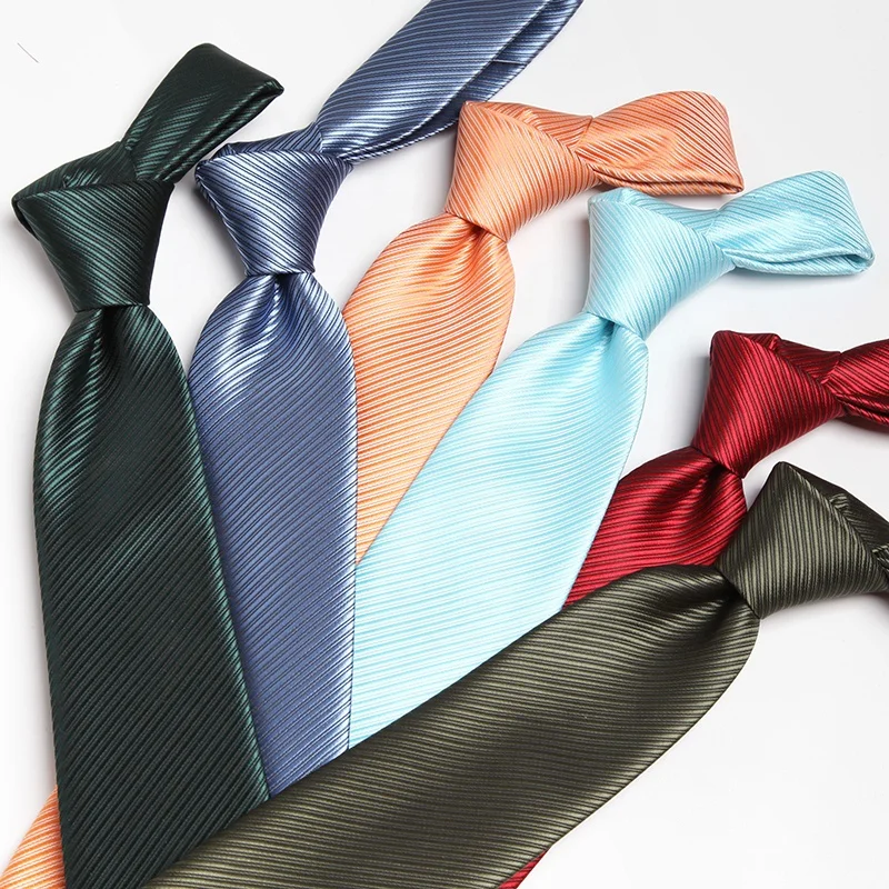 20 colors stock vintage mans ascot mens solid neck tie stripe solid promotional neckties for mens wedding
