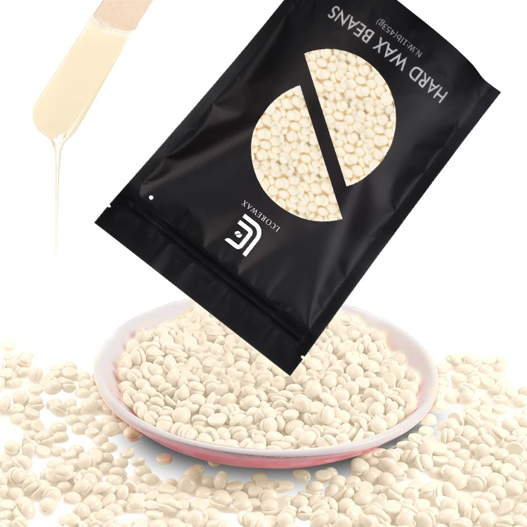 Lcorewax Рика для восковой депиляции, бесплатный образец, сделано в Китае оптом частной марки OEM 100 г/пакет восковые бусинки, удаление волос Рика горячий воск