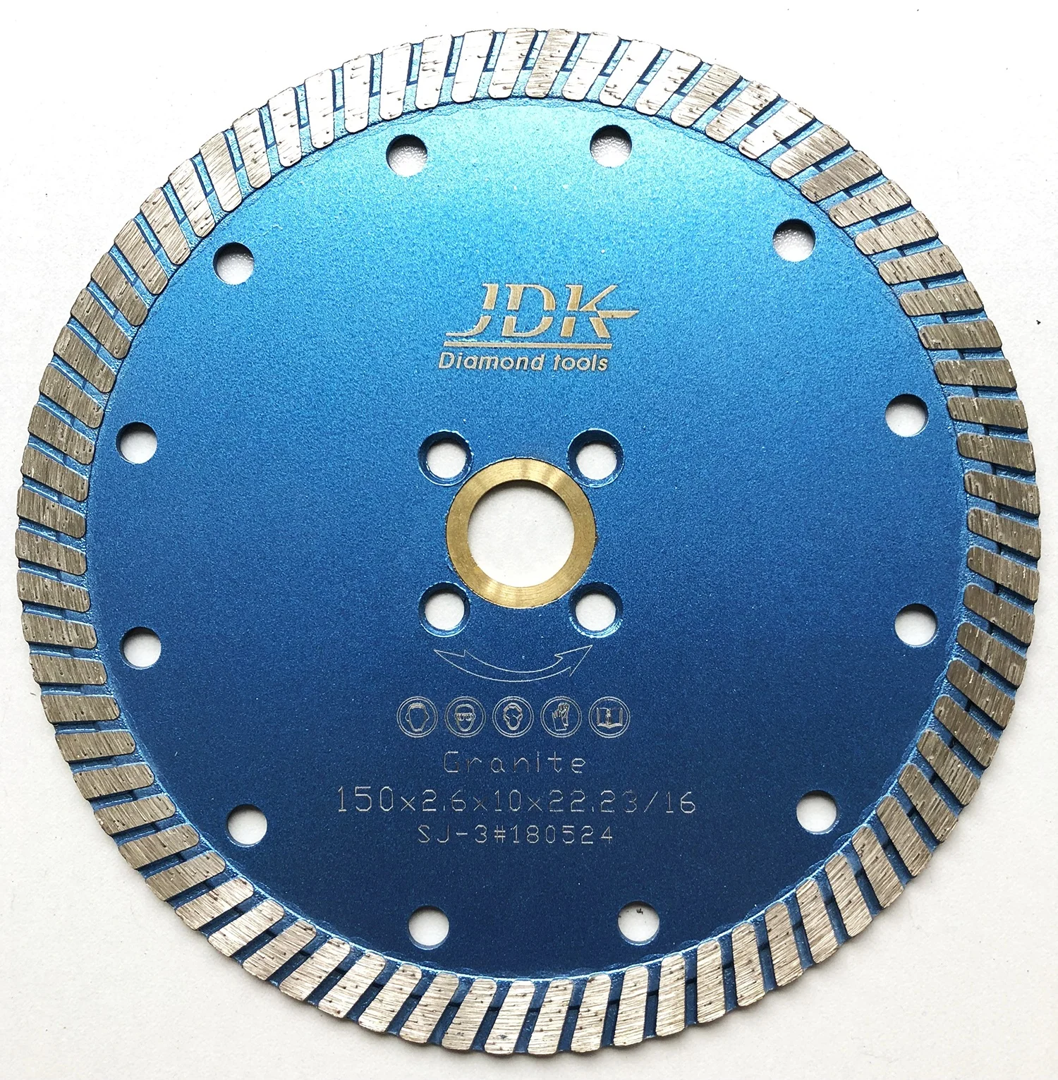 Алмазные инструменты JDK, 6 дюймов, 5 дюймов, Алмазное лезвие для пилы, сухое для гранита, маленький режущий диск (62055495005)