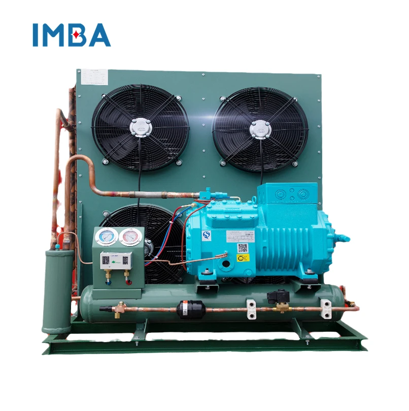 large room cooling system Refrigeration Unit Air Cooled Open Type Cold Storage Compressor Condensing Unit