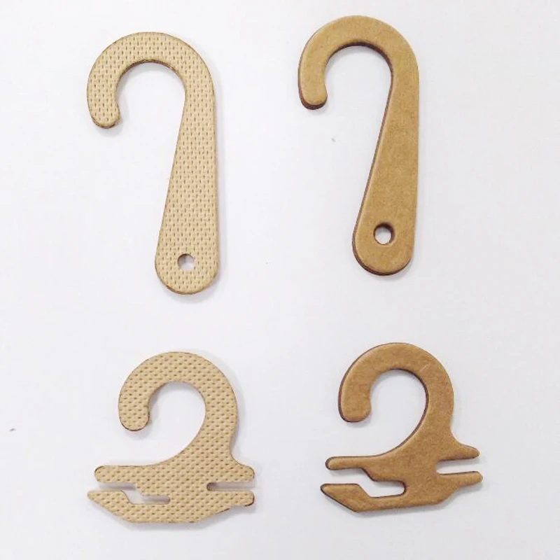 FSC Factory price Eco-friendly Recycled Kraft hooks card J shape paper cardboard hooks for socks  packaging