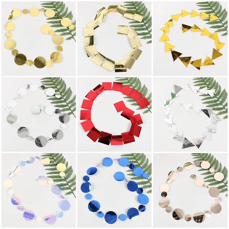 O-X437 Wholesale 1m sequin curtains backdrop wedding decoration silver gold red sequin curtains for wedding stage backdrop