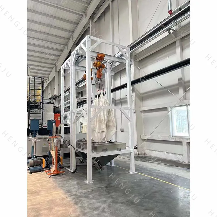 jumbo bag unloading machine injection molding extruder machine Big Bag Unloader Discharging Equipment