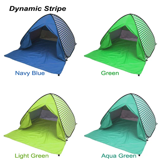 Оптовая продажа, Автоматическая мгновенная Складная уличная детская пляжная Солнцезащитная шторка Cabana, Пляжная палатка, солнцезащитное укрытие с занавеской