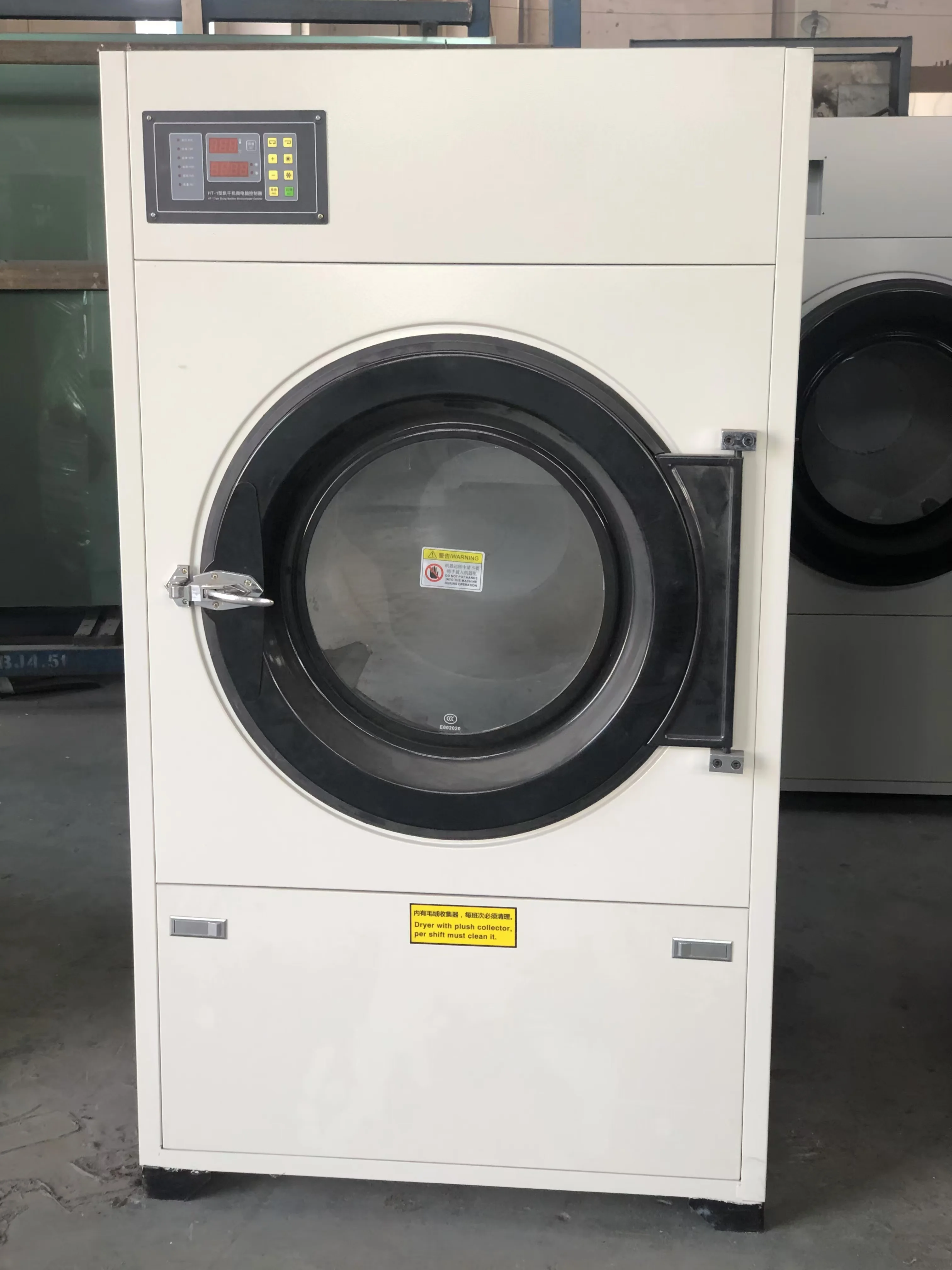 Commercial 15-50 kg Automatic Drum Dryer for Laundry Electric and Steam Fuel with Motor for Textile Material