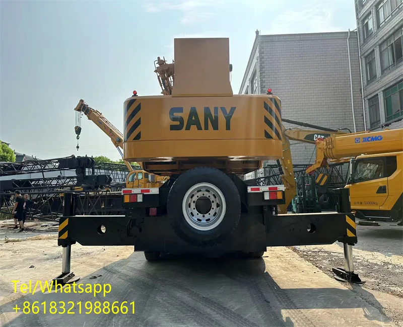 China brand 80 ton Sany used mobile hydraulic crane STC500  STC800 high quality used truck crane for sale