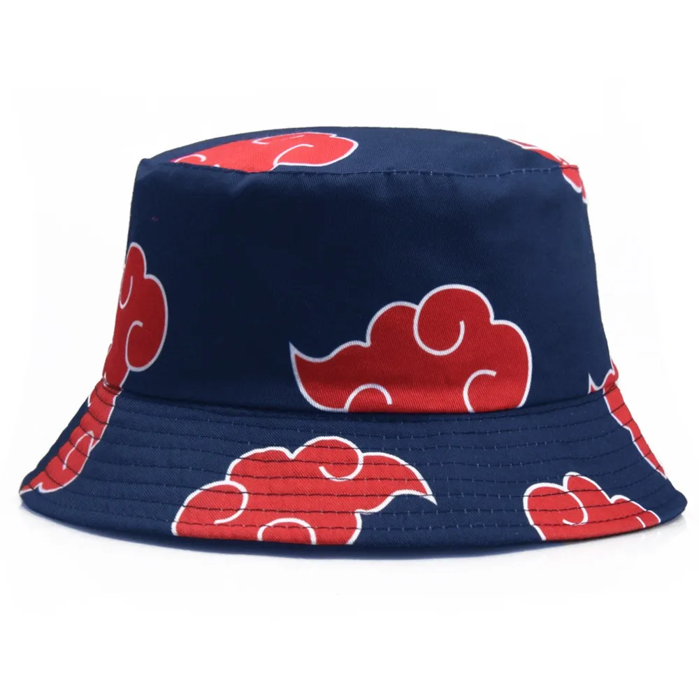 outdoor sunscreen sunshade Japanese literature and art cartoon cartoon printing cloud fisherman hat basin hat