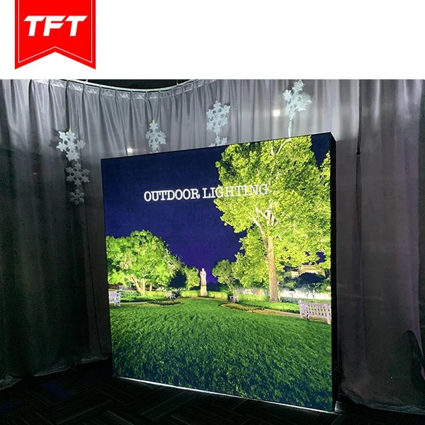 
Foldable Lightweight Portable Aluminum Curved Stretch Fabric Backlight Tradeshow Seg Pop Up Stand Banner 