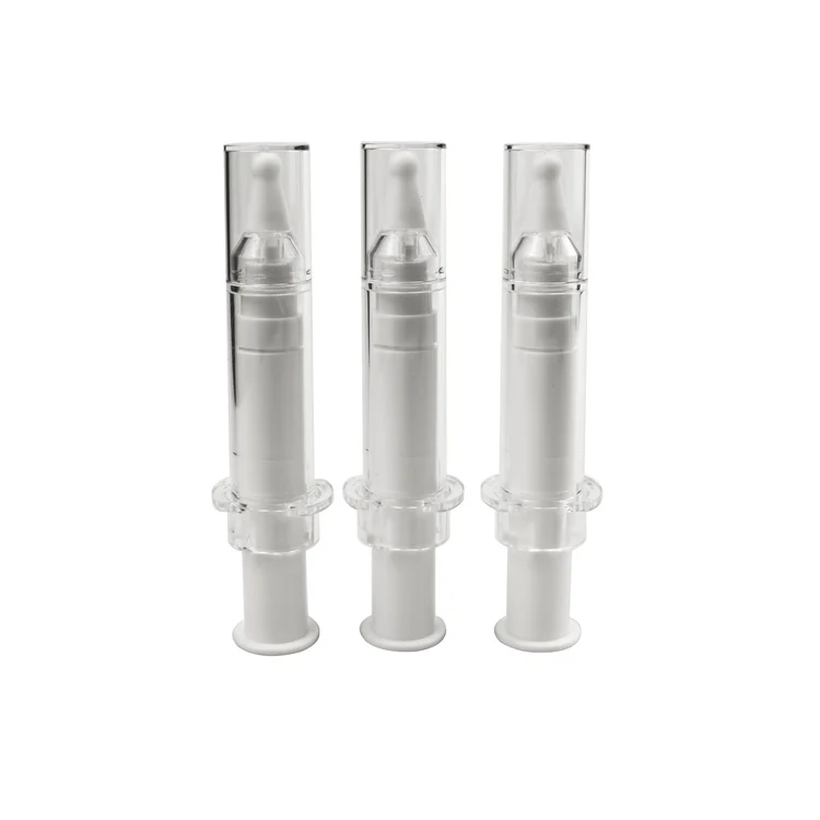 airless syringe 5 ml 10ml 20ml eye syringes cream syringes liquid bottle