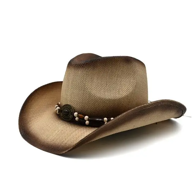 Ковбойская шляпа летняя новая бумажная соломенная