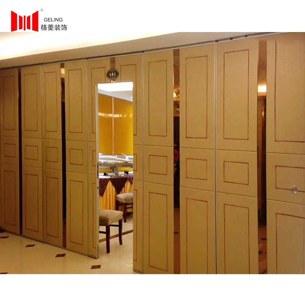 Custom conference room soundproof sliding folding partition conference room movable partition wall