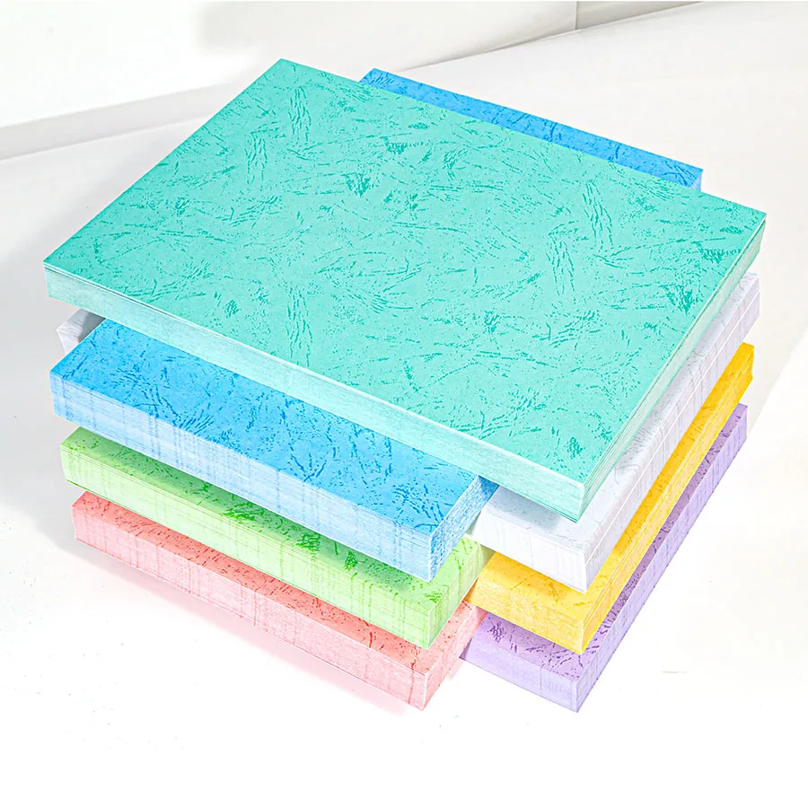Competitive Price Colored Sheets custom Color Printing Hard Soft Touch Paper cover