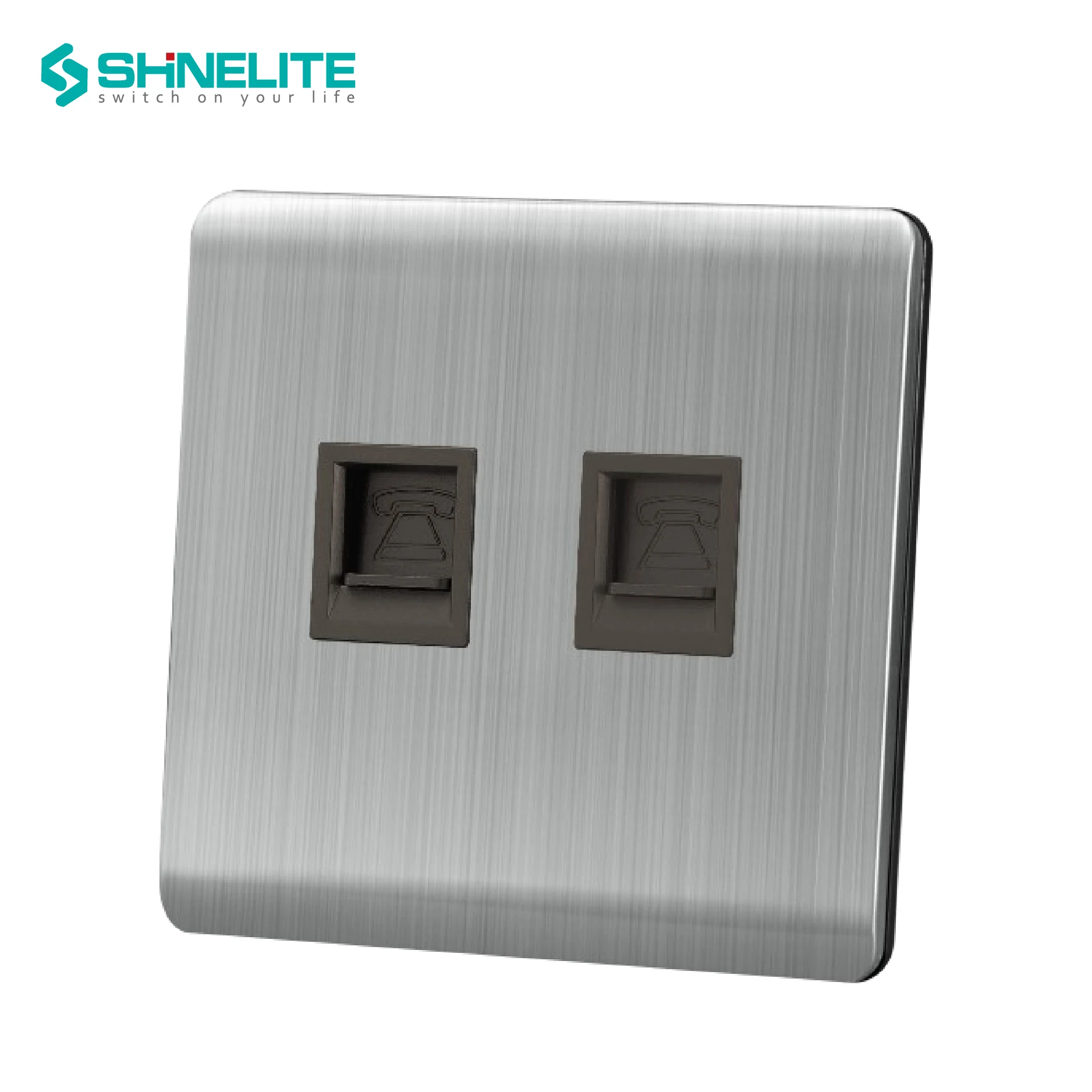 Professional manufacture 1 gang BS standard electrical TV socket outlet