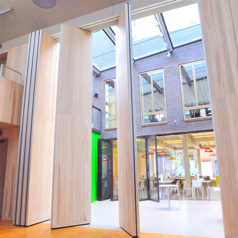 Factory Price Soundproof operable partition folding sliding door movable walls