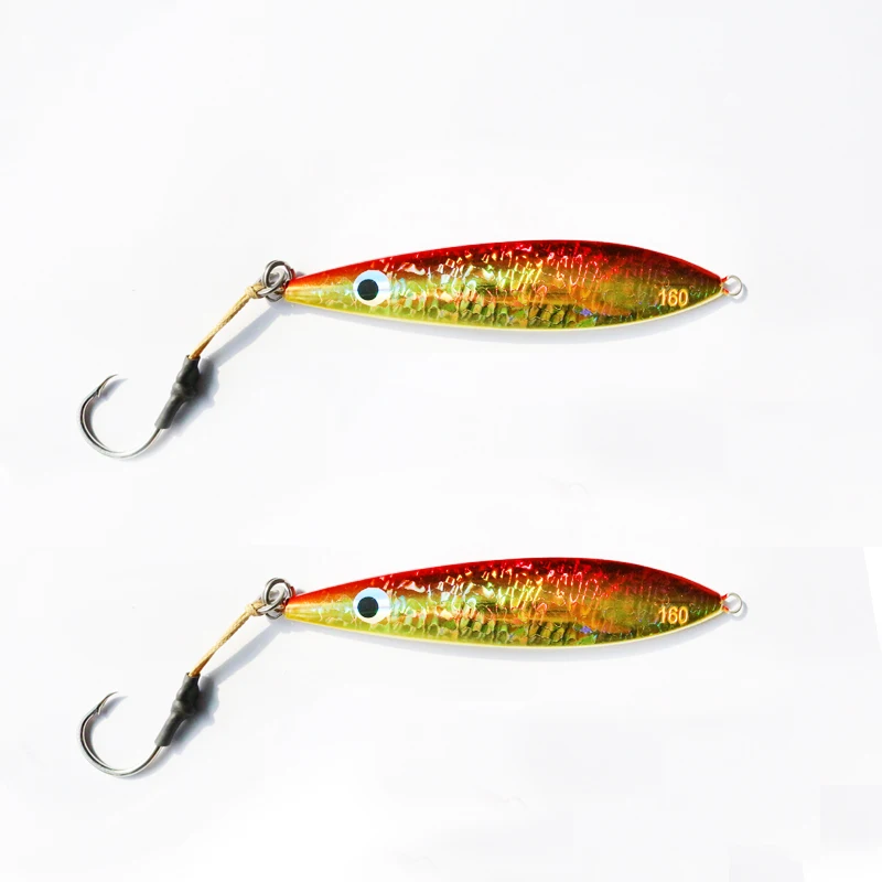 OEM Custom 160g Fishing Lead Lure Jig Heads Lead Jigging Lure Fishing Lures