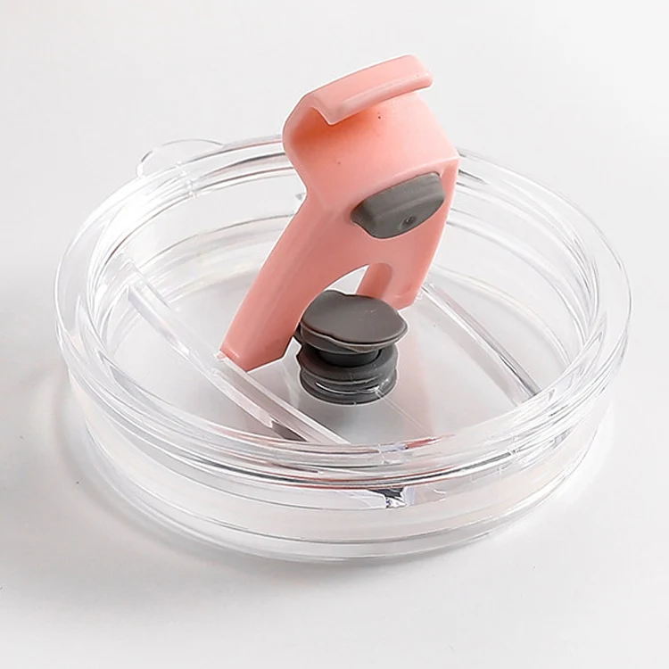 Wholesale high borosilicate glass water cup, used for domestic hot water or cold water, with cover and straw