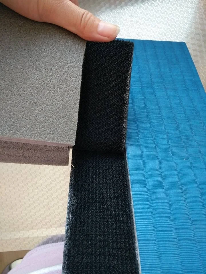 Color Custom Carpet Bonded XPE Foam Martial Arts Roll Mat Gymnastics Foam Rollup Mattress