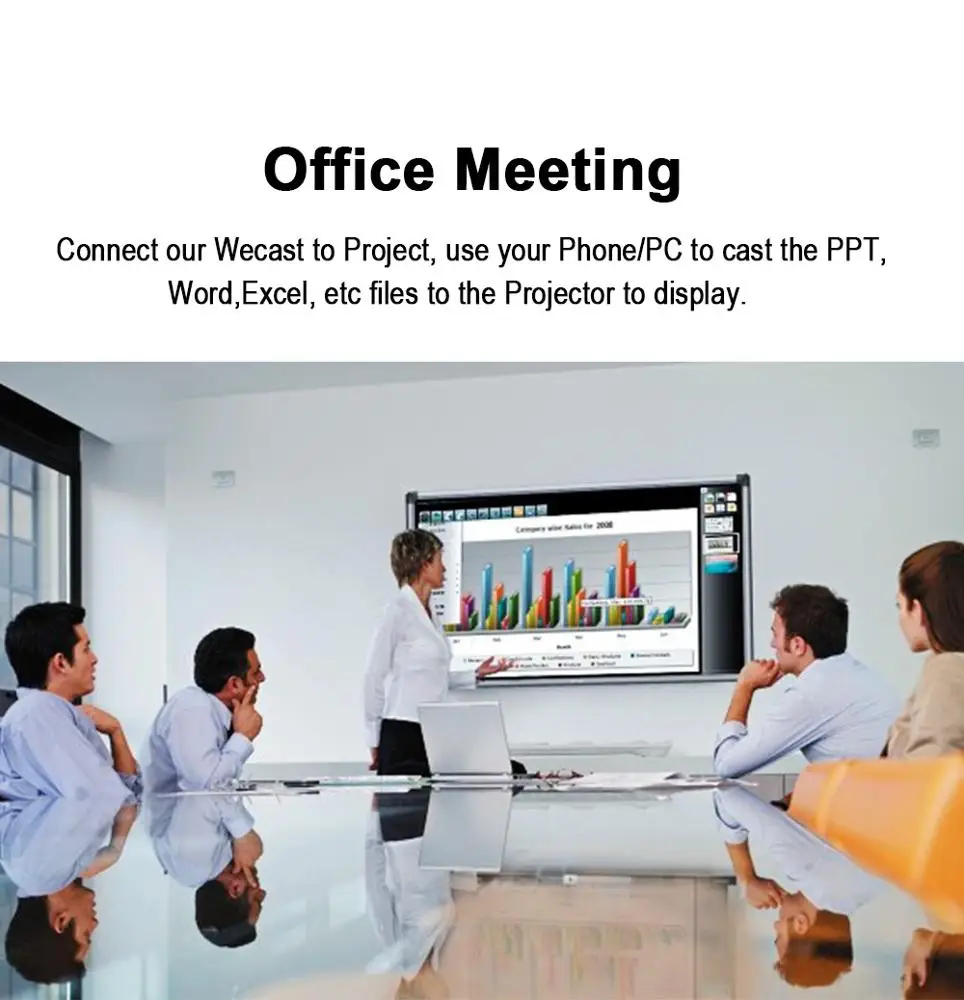 G4 Wireless Display Dongle WIFI Portable Display Receiver 1080P  Miracast Dongle for IOS IPhone IPad/Mac/Android Smartphones