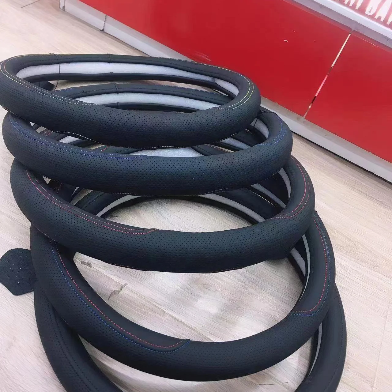 Новинка 2022, низкая цена, чехол на руль из искусственной кожи