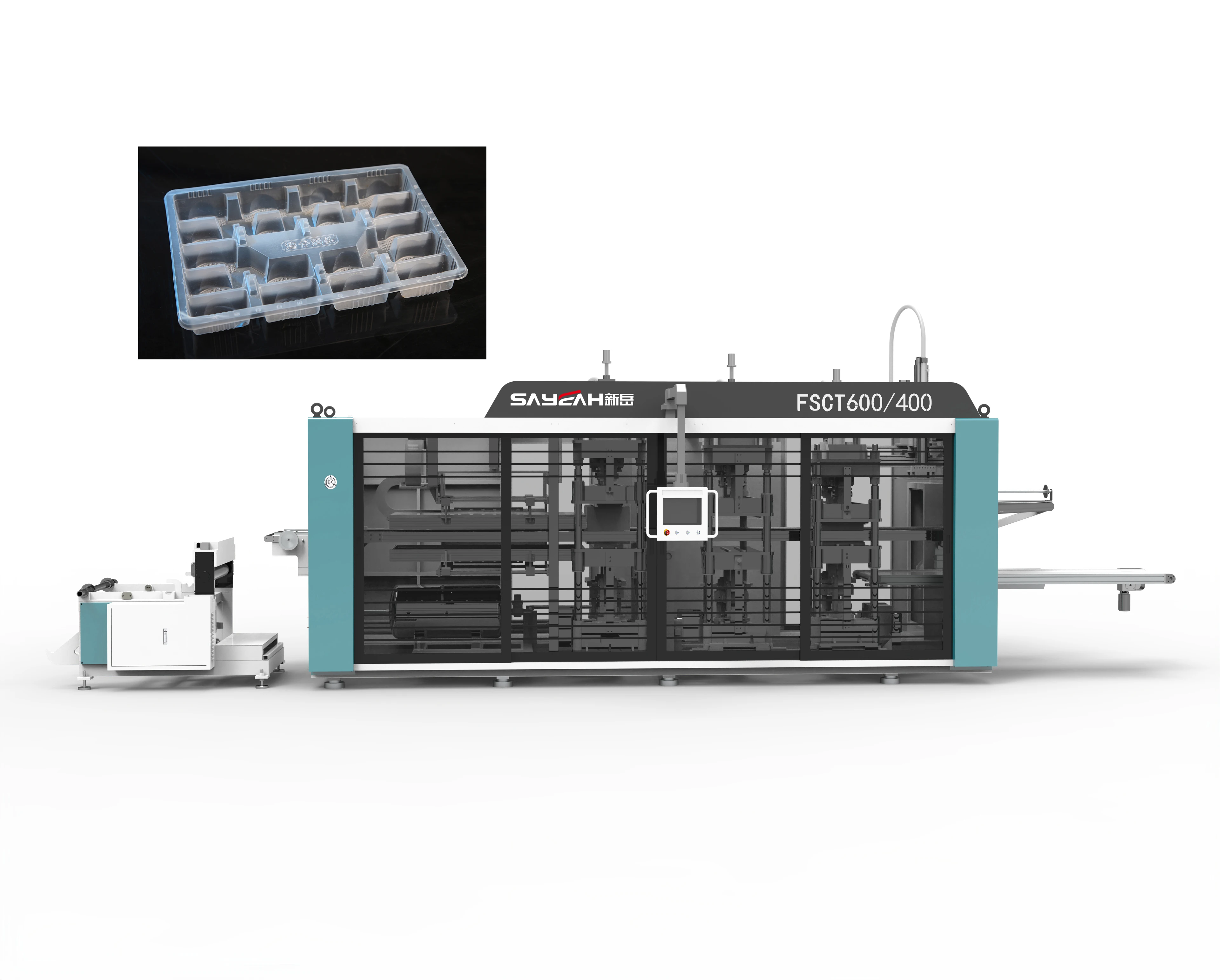 High Output High Efficiency Plastic Product Thermoforming Machine Cake Box Making Machine