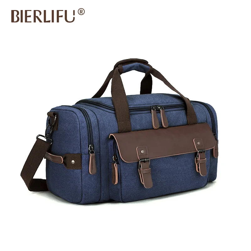 Мужская парусиновая дорожная сумка