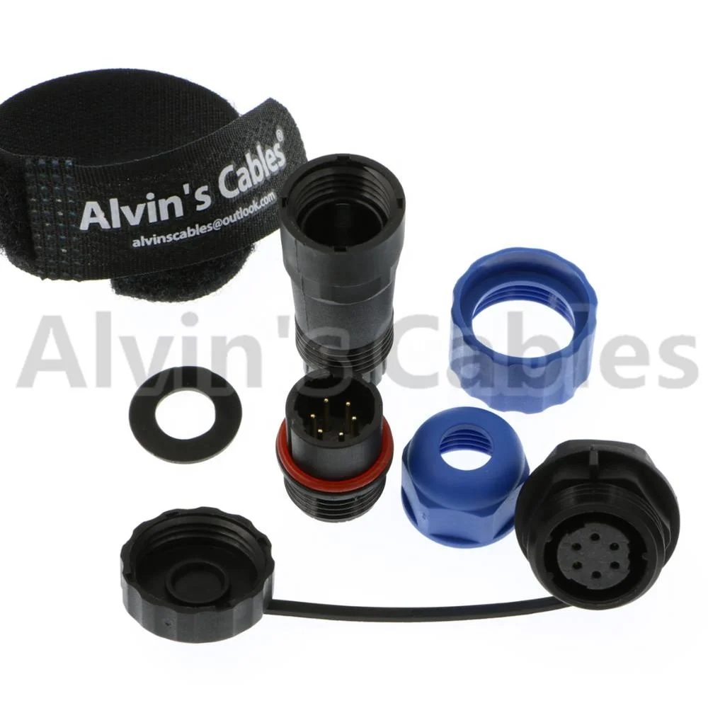 
SD16 6 Pin Series IP68 Waterproof plug male socket female electric car motorcycle power panel mount connector 