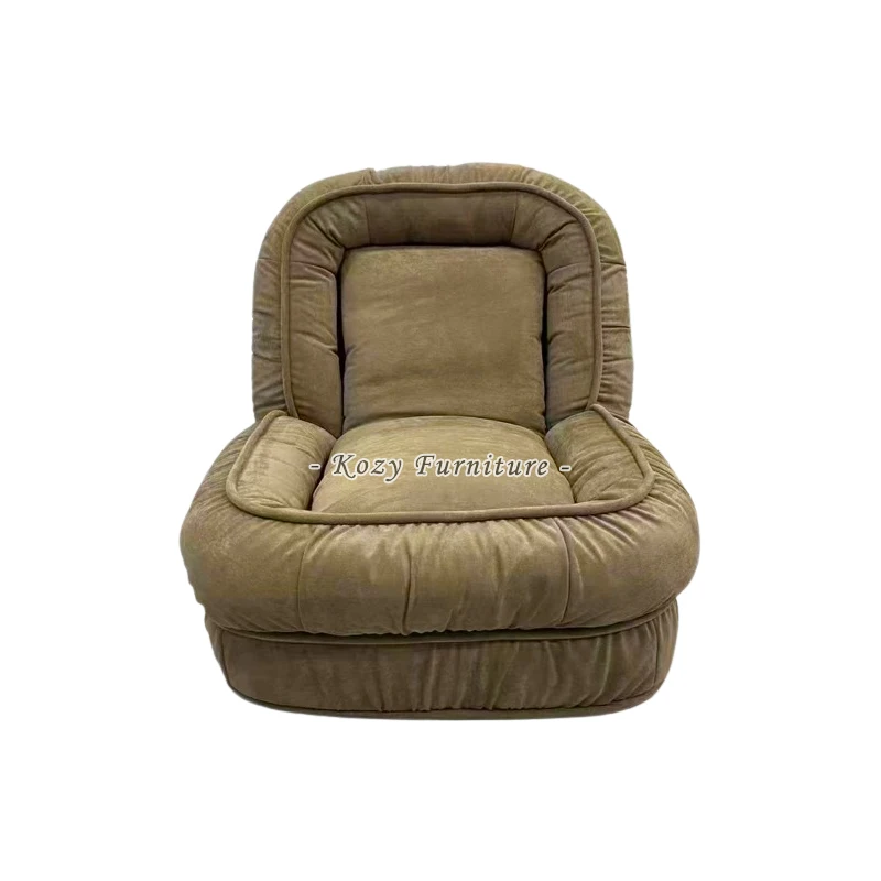Flannel high quality foam designer sofa chair upholstered hot sale in Nigeria/Senegal for bathroom chair for restaurant