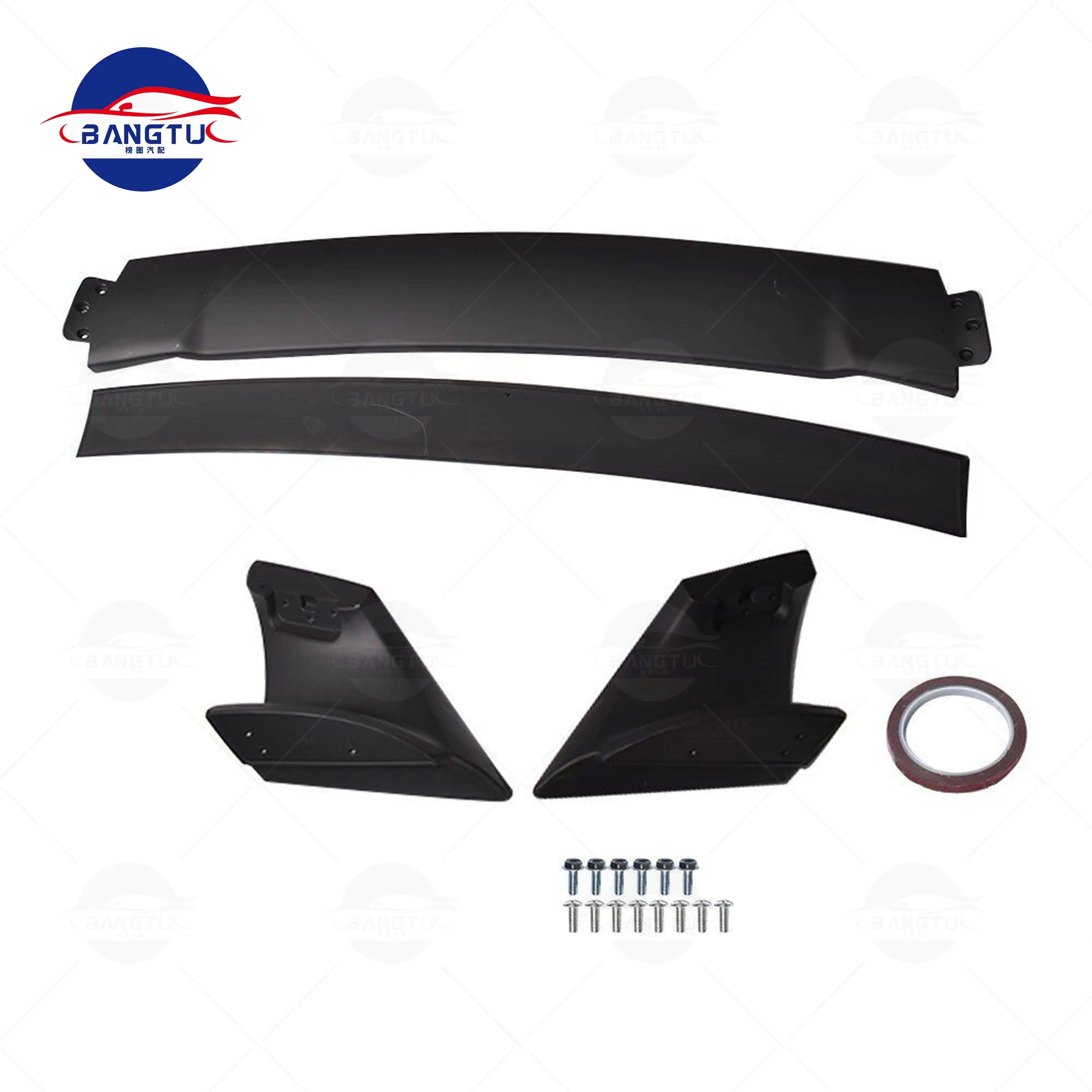 Mugen style FD2 Style Spoiler for 2006-2011 Honda Civic 8th Gen (3/4 Sections) Rear Trunk Spoiler Splitter 4DR Sedan