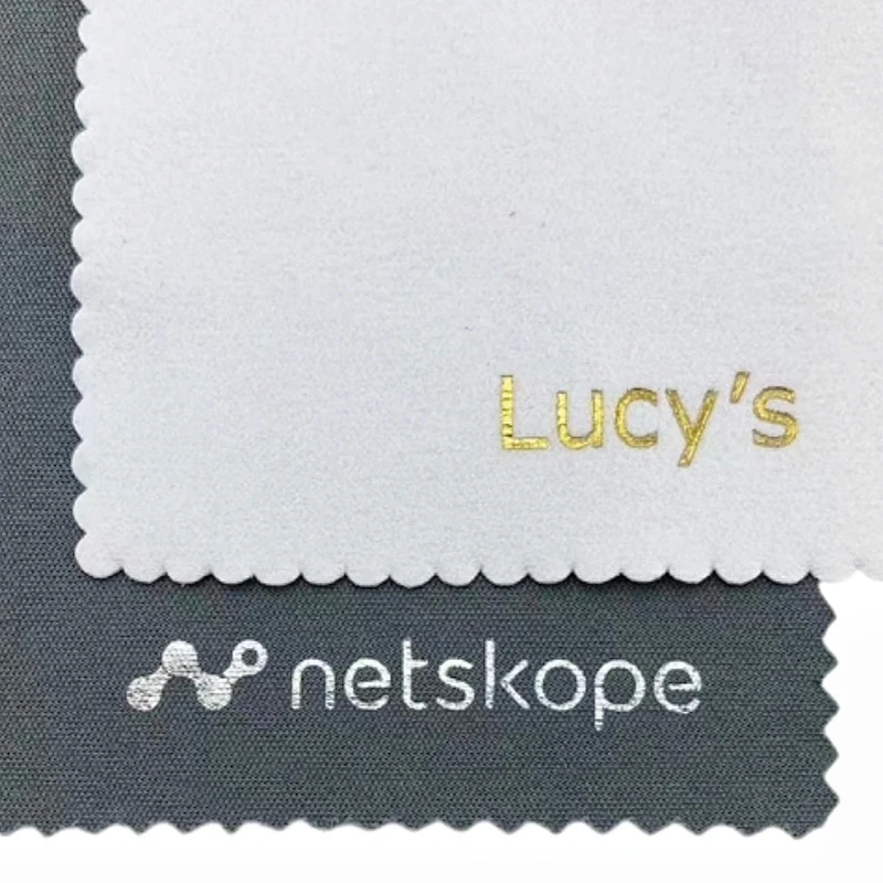 Customize Logo Gold Stamping Silver Stamping Logo Lens Cleaning Cloth Glasses Polishing Soft Cloth Cellphone Wiping Cloth