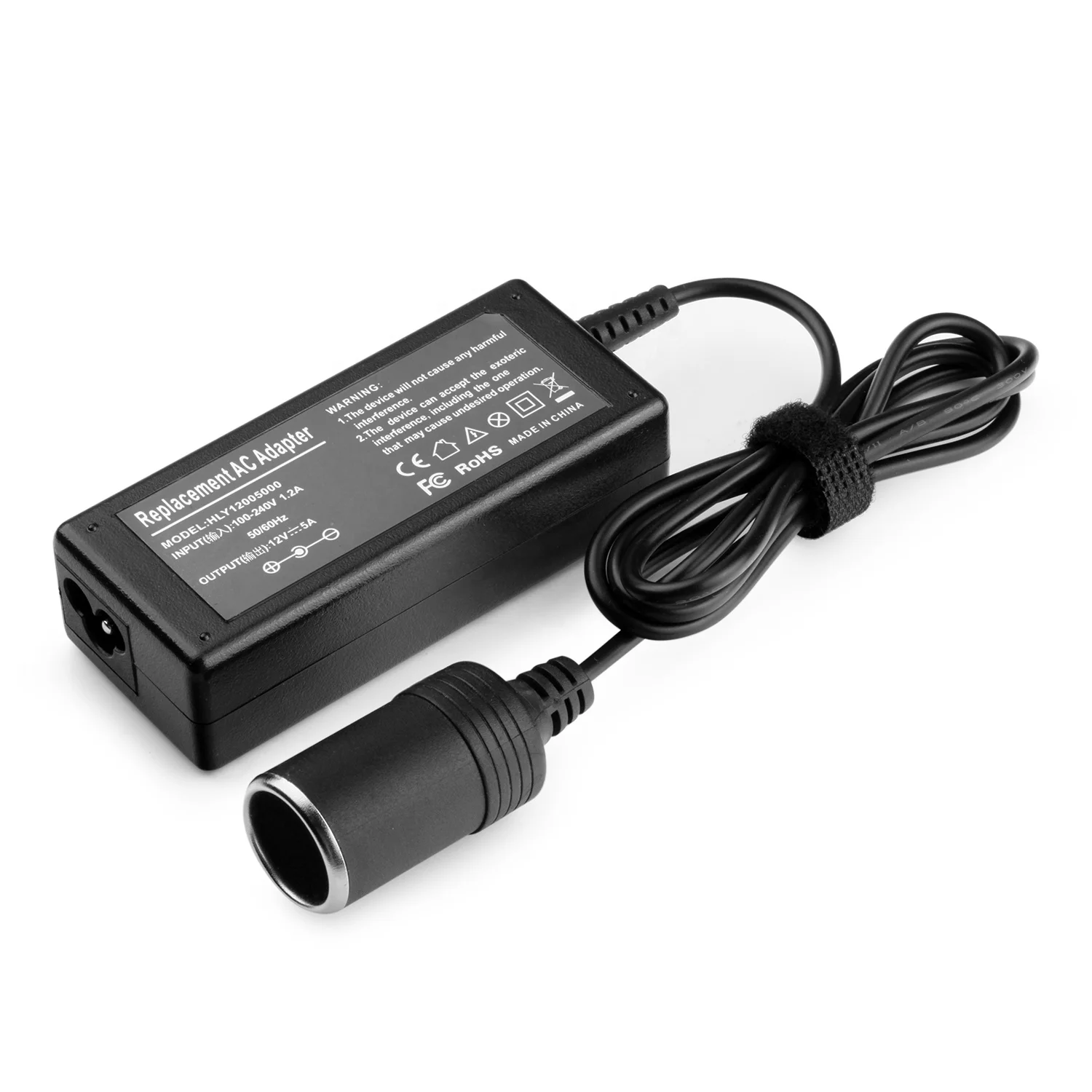 AC Adapter DC 110V 220V to 12V  5A  Power Adapter Car Cigarette lighter Converter inverter 220V 12V lighter