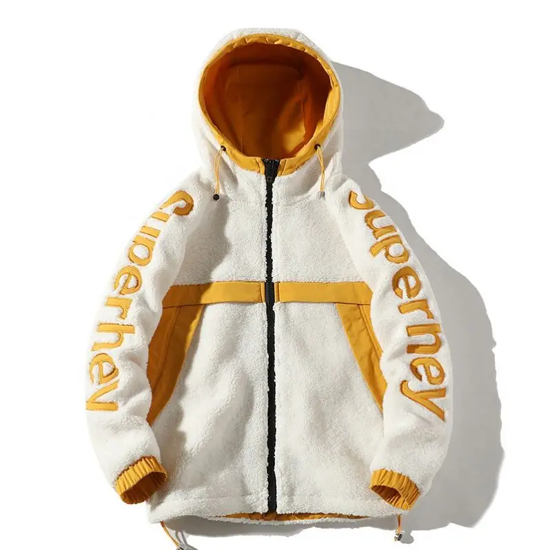 New fashion fabric pullover hooded mens jacket