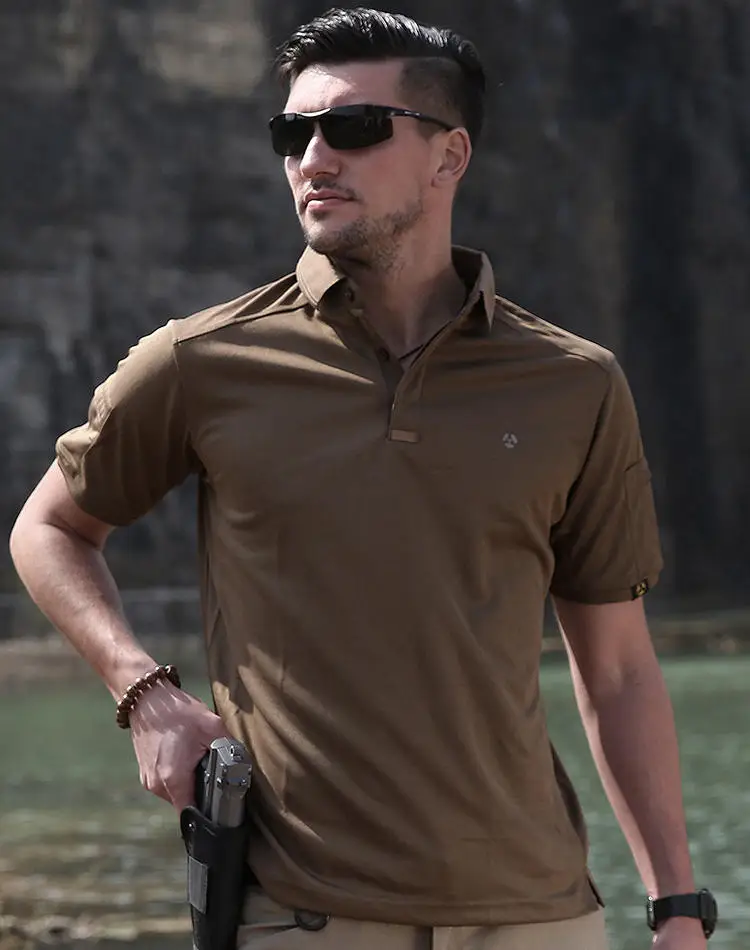 High-quality Short Sleeve Breathable Quick Dry Polo Shirts For Men 100 Cotton