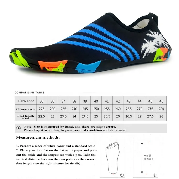 New Beach Swimming Water Sport Socks Anti Slip Shoes Yoga Fitness Dance Swim Surfing Diving Underwater Shoes for Men Women