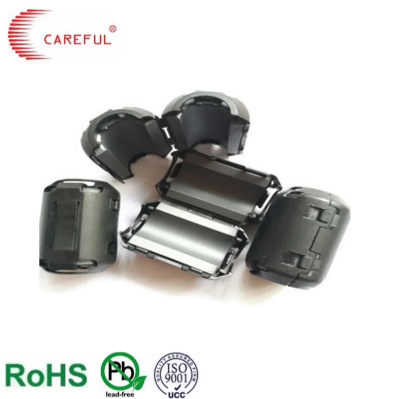 SCR90A Hot sale 20pcs free samples snap Careful direct sale SCRC type cable ferrite split core EMI soft clamp core