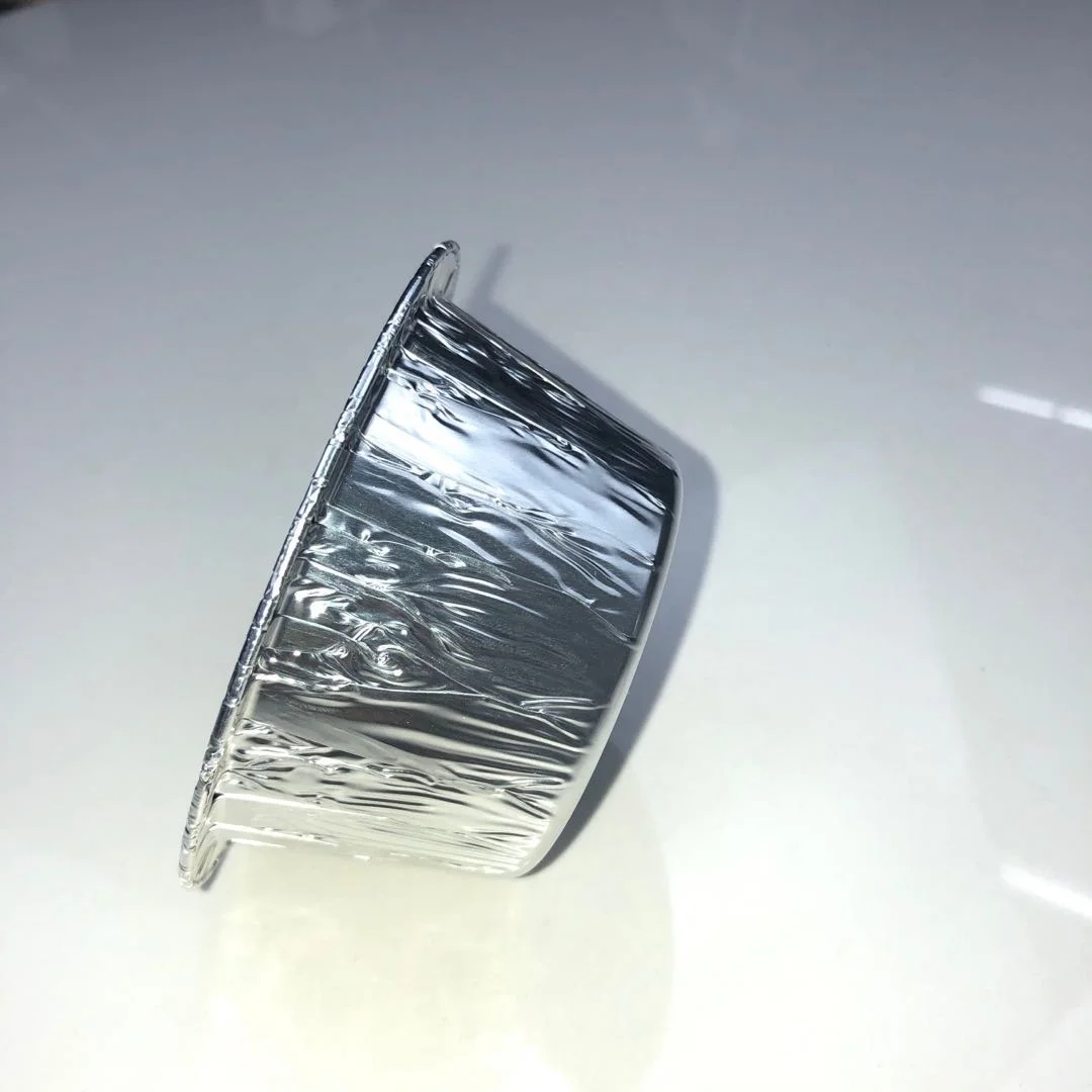 85*40mm 150ml mini Pudding cake Cup with  plastic lid Muffin Cupcake Baking  cover lid Disposable aluminum cup round cake model