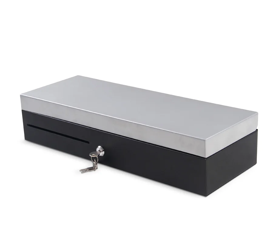 Hot Sale Durable Electronic 6 Bills 8 Adjustable Coins 460 mm POS Flip Top Cash Register Drawer