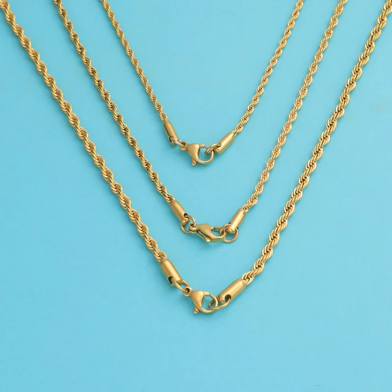 Цепочка из нержавеющей стали 18 карат