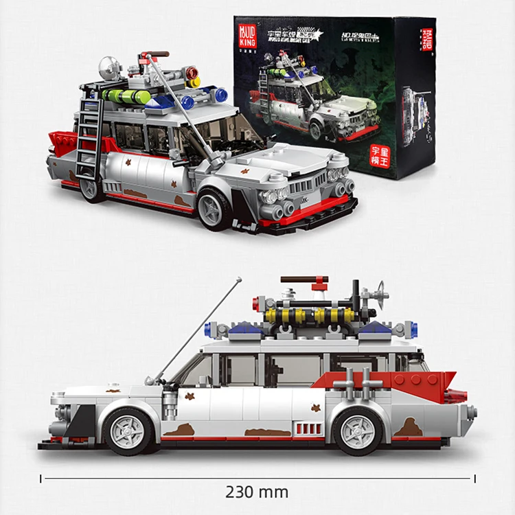 Ghost Buster ECTO 1 Building Kit for kids Educational Toy Ghostbusters Car Model Creator Building Blocks Toy Set