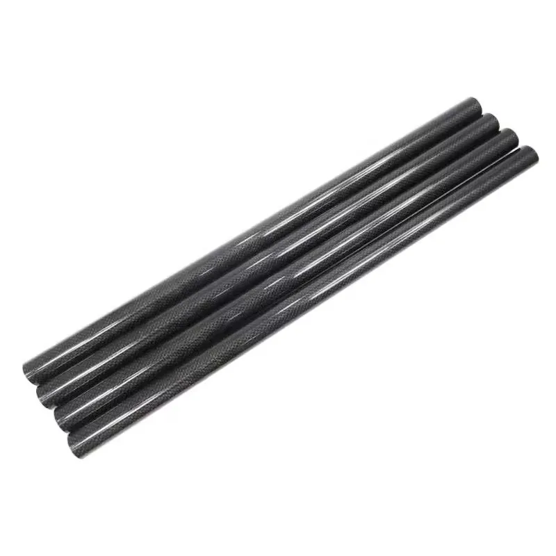 20cm 30cm 40cm custom carbon fiber tube High quality Custom size carbon aramid fiber tube epoxy resin high quality