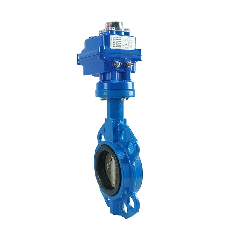 On Off Type Steel SS304 316L Electric Actuator Clamped Control Butterfly Valve 50Nm 80Nm 100Nm