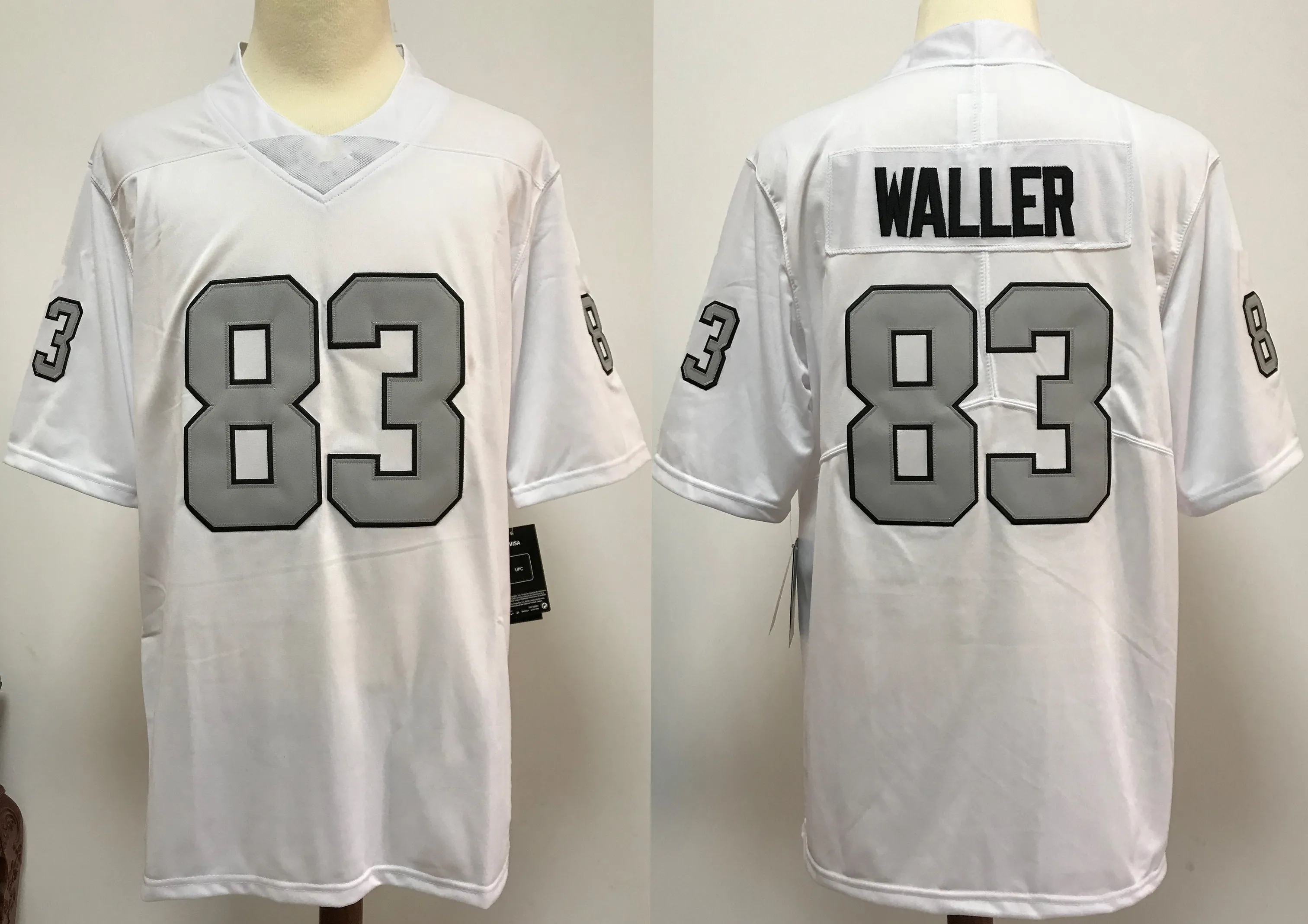 Wholesale Best Quality Custom Las Vegas Stitched American Football Jerseys 28 Jacobs 83 Waller 34#