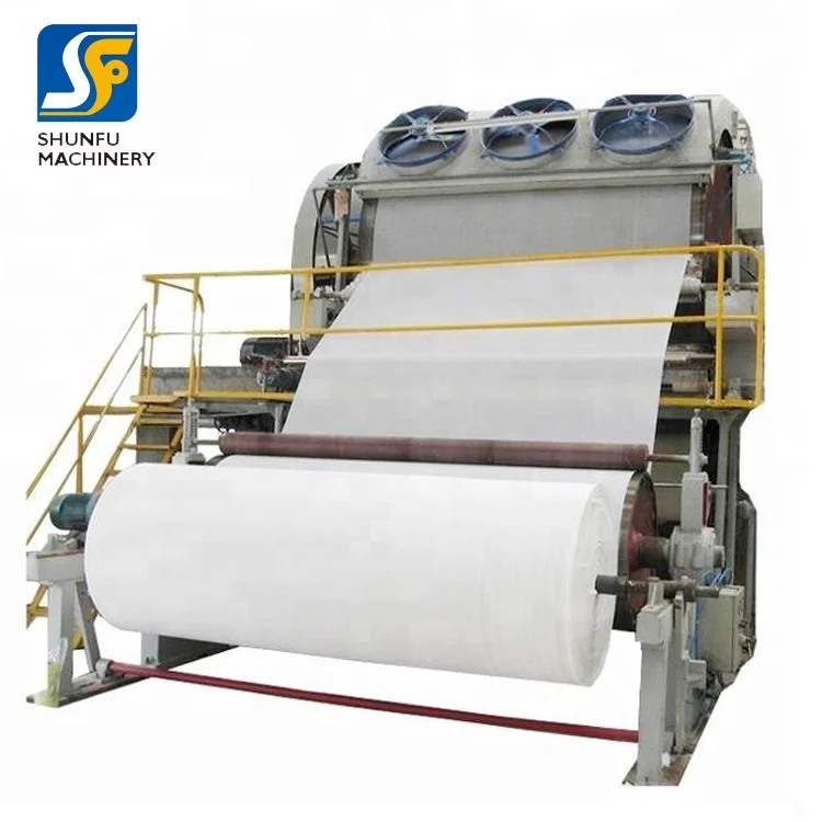 toilet paper straw packing printing machine prices recycled tissue paper making machine production line