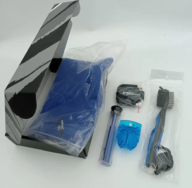 Lightweight Golf Accessories Gift Set -  Golf Towel, Golf Club Brush with Cleaner,Sharpener